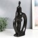 Souvenir ceramics "man and heart" black 7x18x31.5 cm