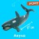 Set of marine animals "Sea World", 6 figures, decor