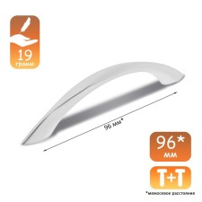 Cappio RSC014 handle handle, m/o 96 mm, chromium color