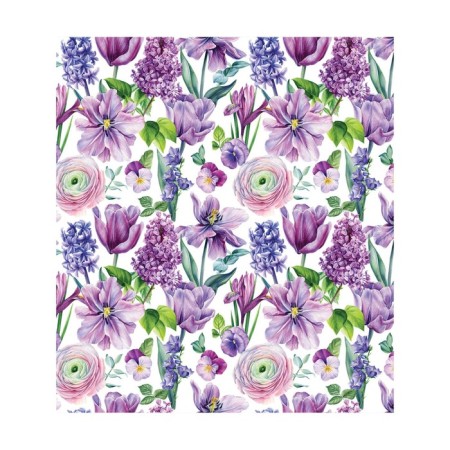 A set of napkins for setting the Flower Art Table, rectangular, size 32x46 cm, 4 pcs-2