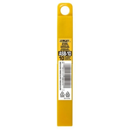 Blade for knives OLFA OL-ASB-10, 9 mm, 10 pcs.-1