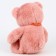 Soft toy "Bear" with a necklace, 20 cm, pink color