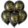 Latex ball 12 “Atmospheric”, pastel, set 25 pcs., Black color