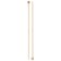 Sleeps are straight, bamboo, 6.0 mm/33cm, 2 pcs