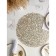 Serving napkin on the table "Manifik", d = 38 cm, gold color