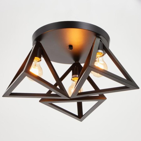 Lamp "Pyramid" 3khe27 40W Black 51x51x20 cm BayerLux