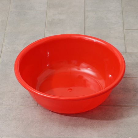 Harvesting pelvis, 9 l, d = 36 cm, h = 11.5 cm, red color-1