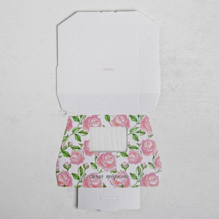 Confectionery packaging, a box with “the most beautiful” lamination, 10 x 8 x 3.5 cm-3