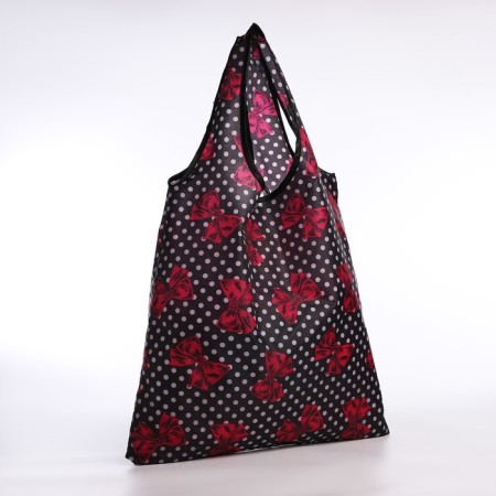 Household bag without fastening, black color-1
