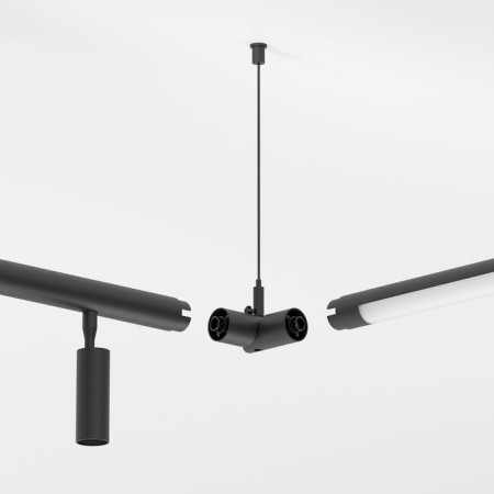 Corner suspension set Elektrostandard, Module System, 112x30x2050 mm, black color-2