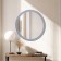 Mirror wall, round, gray, d = 57.5 cm, zp = 51 cm