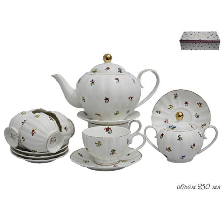 Tea Service "Field Flowers" Lenardi, 14 items