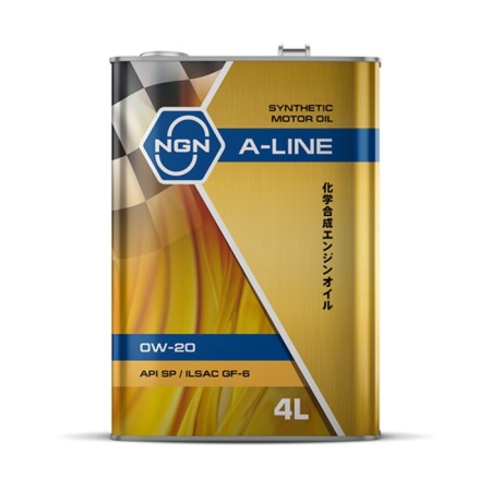 Motor oil NGN A-Line 0W-20 SP/ILSAC GF-6, synthetic, 4 liters