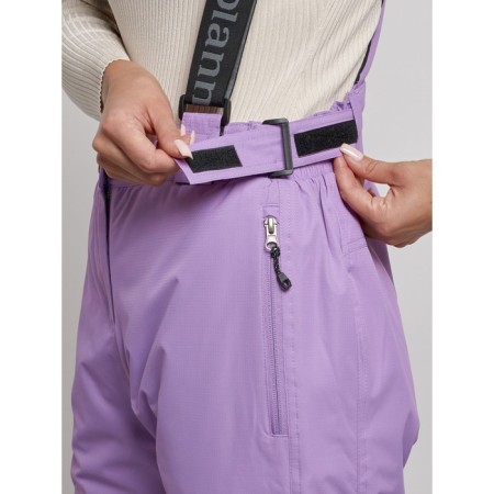 Semi -combinezone ski insulated female winter, size 42, purple color-13