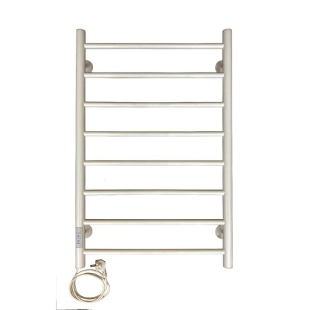The electric heated towel "Sanprise" Aurora P8, 500x800 mm, left, white