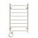 The electric heated towel "Sanprise" Aurora P8, 500x800 mm, left, white