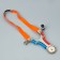 Metal slingshot with laser target designator