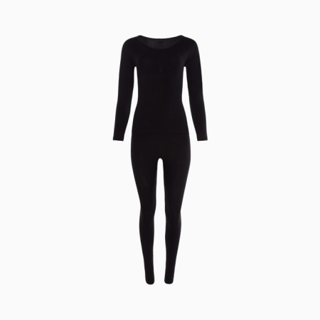 Female thermal underwear (longshit, leggings), black color, size 42-44 (s)-6
