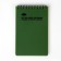 Subscribed notebook 15 x 10 cm, green