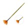 Brush fan synthetics, hana fantasize No. 4 (hair length 30 mm), short matte handle