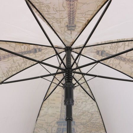 Umbrella - a semiautomatic “towers” ​​cane, 8 spokes, r = 42 cm, color mix-12