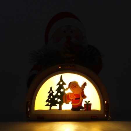 New Year! Santa Claus background, 12x11x2.5 cm-4