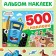 Album 500 stickers, A4, 12 pages, Blue Tractor