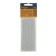 The adhesive rods of the tundra, 7 x 100 mm, silver with sparkles, 6 pcs.
