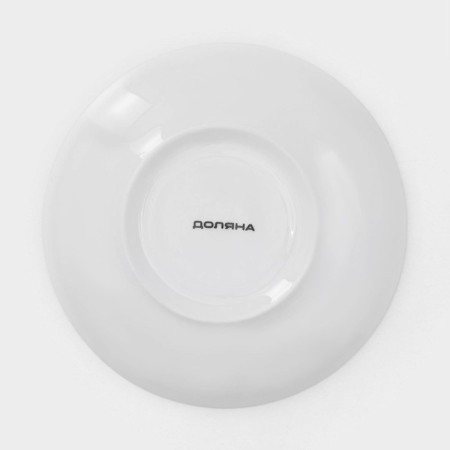 Service Porcelain Tea Daulay "Lavender", 12 objects: 6 cups 250 ml, 6 saucer d = 15 cm, white color-6