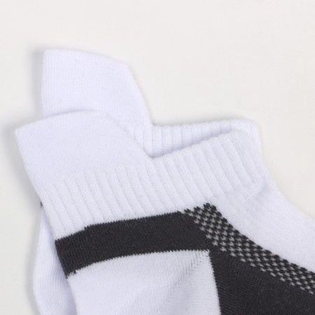 Male Sports socks, white/gray color, size 25-2