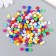 Beads for creativity Plastic "Color Coarse" set 20 grams 0.3x0.5x0.5 cm