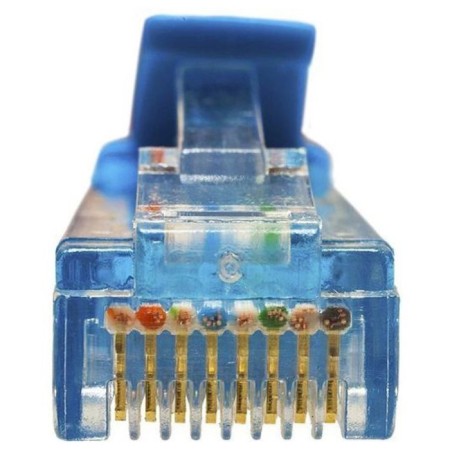 Suprlan 10-0147 UTP RJ-45 patch cord.-Vilka RJ-45 Kat. 5e 1m Blue LSZH 24AWG-1
