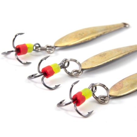 Vertical "Yaman" Malek with a tee, size 28 mm, 1.3 g, brass color-2