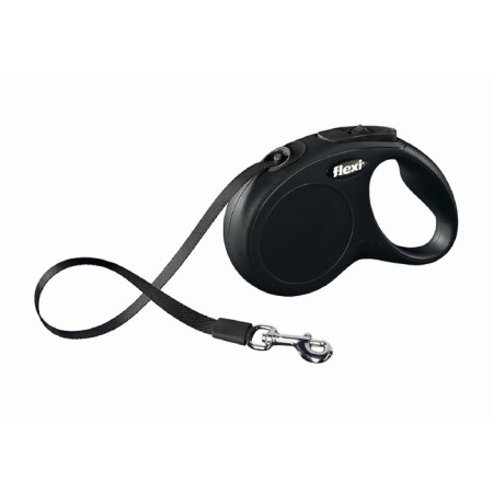 Roulette Flexi New Classic XS (up to 12 kg) 3 m tape, black