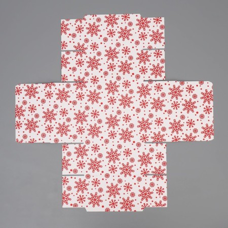 Folding box "Magic New Year", bunnies, 15 x 15 x 8 cm, new year-7