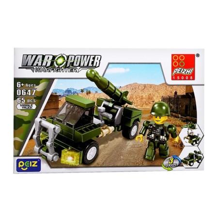 Designer 4 in 1 military "army", 4 types of mix-9