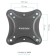 Kromax Corbel-6 Black 22 22 "-65" Max.30kg, wall turn and 107047