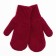 Mittens double children, red color, size 12 (3-6 years)