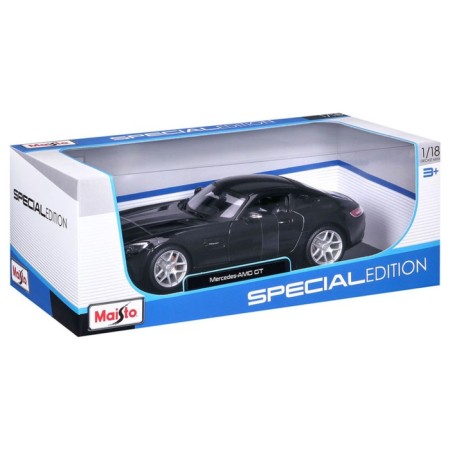 MASTO DIE-CAST MERcedes-AMG GT machine, opening doors, 1:18, black color-10