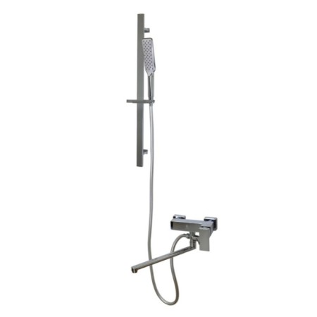 Bronze de Luxe Simple SRT980 bath mixer, shower set, bar, brass, chrome
