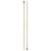 Sleeps are straight, bamboo, 5.5 mm/33cm, 2 pcs
