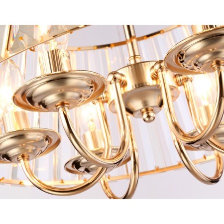 Crystal chandelier with Ambrella Light, Traditional, Tr5039, E14, Gold Color-5