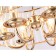 Crystal chandelier with Ambrella Light, Traditional, Tr5039, E14, Gold Color