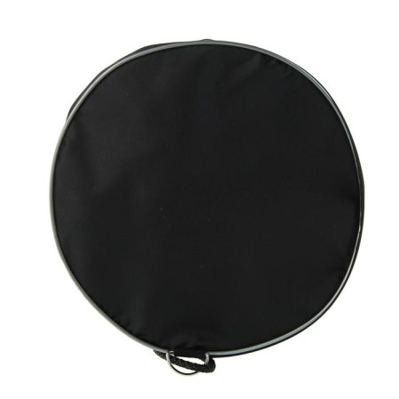 A bag for shoes and balls 360 x 220 mm, round bottom D 220 mm, calligrata (soft polyester, density 210 D), black-1