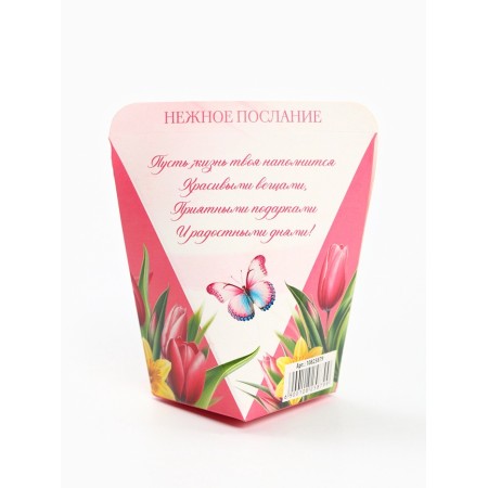 Cookies with a prediction in the box “March 8. Tulips ", 1 pc-3