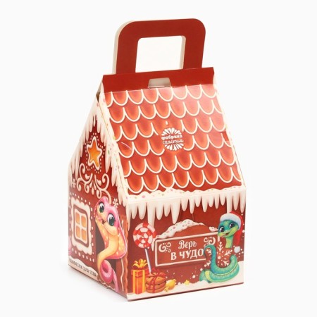 Sweet children's New Year's gift "House", sweets 1000 g-6