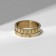Ring Xuping Status, white color in gold, size 16