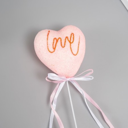 Decor for creativity "Love" length 20 cm, pink-2