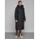 Coat insulated winter female, size 44, black color