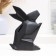 Piggy bank "Hare Origami" black with gold, 18 x13x10cm